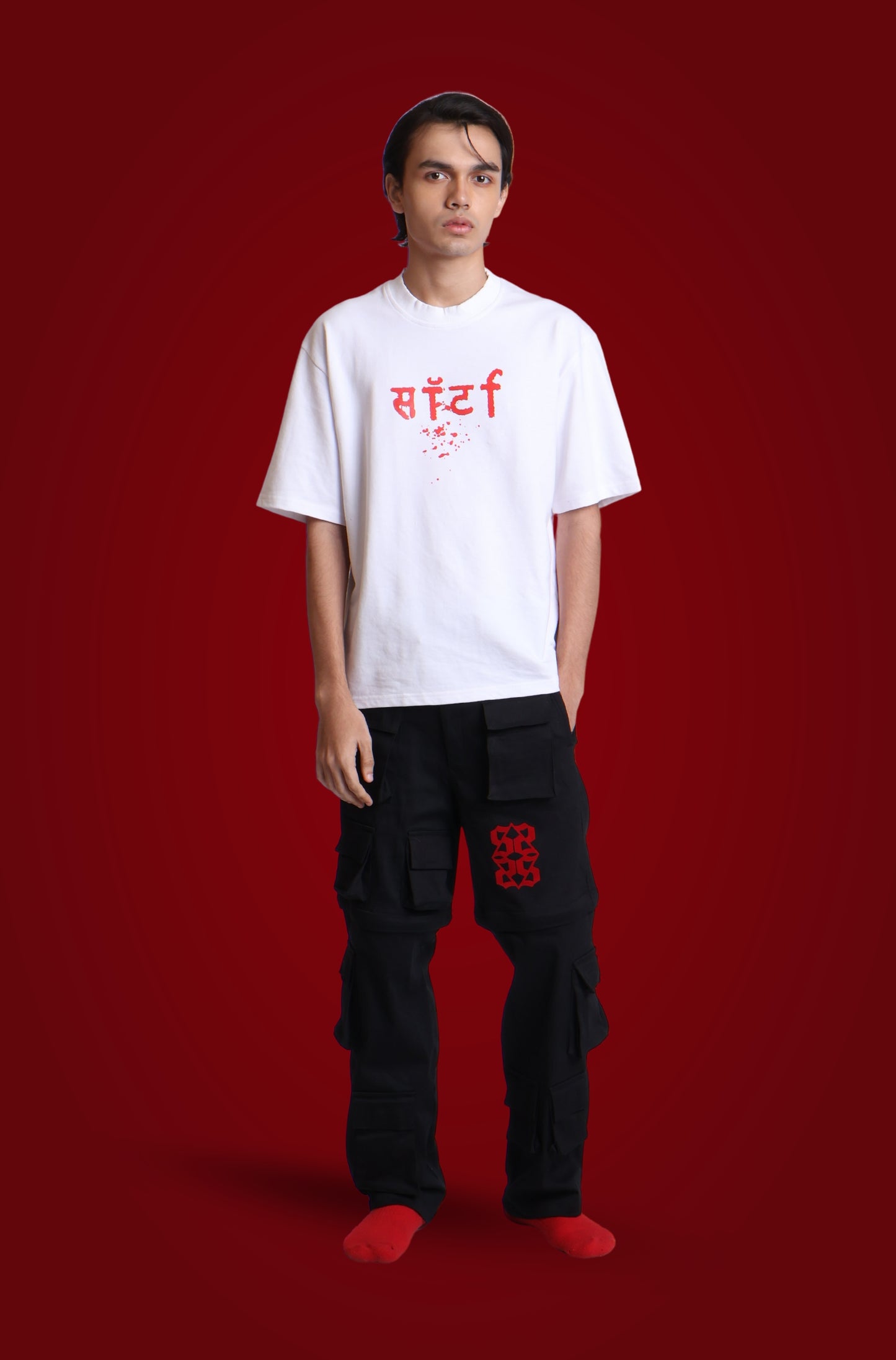 f*#k 'em all. - vintage white.