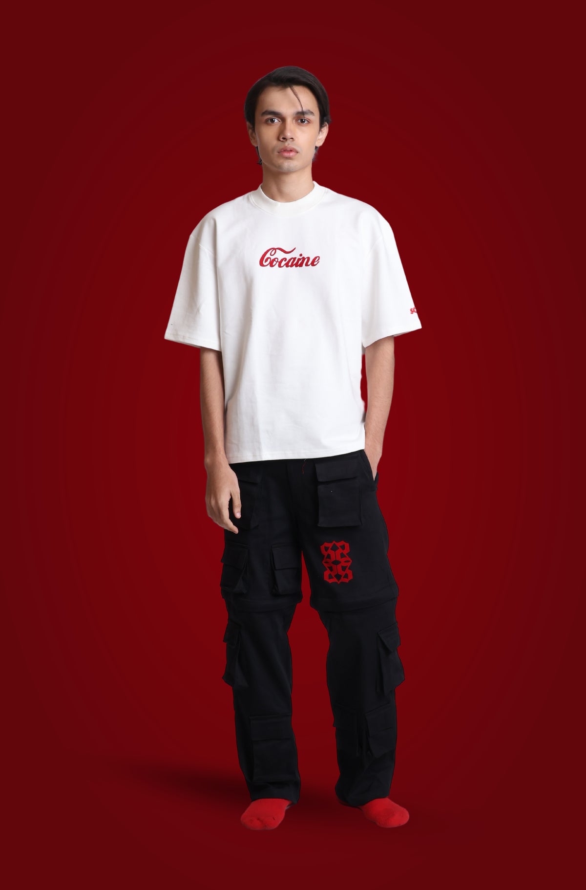 Coca-Aine - Korean Oversized T-Shirt