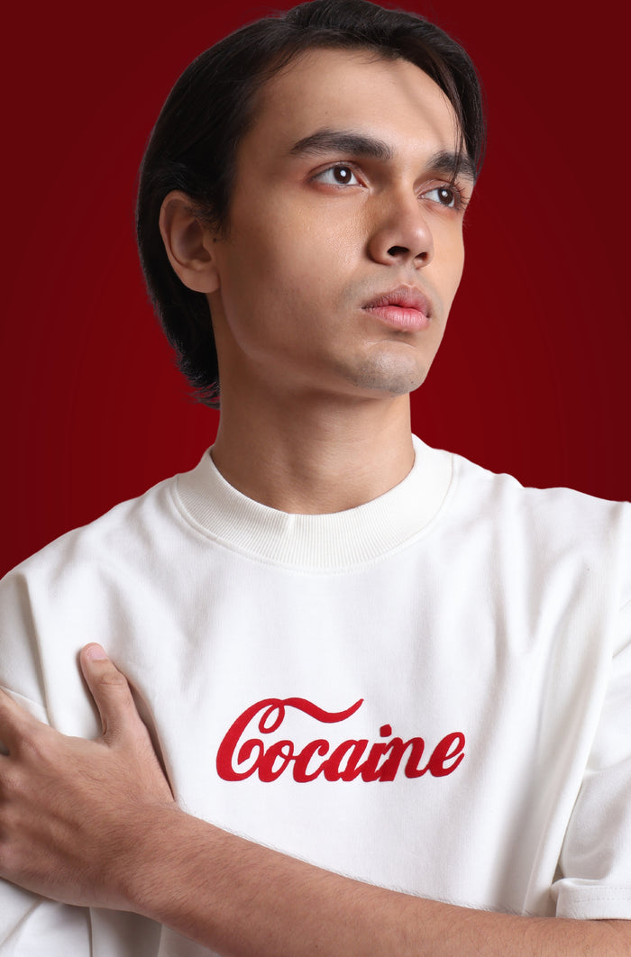 Coca-Aine - Korean Oversized T-Shirt