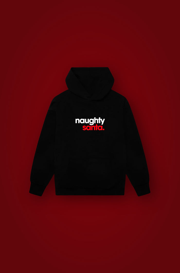 Naughty Santa. - Korean Oversized Hoodie