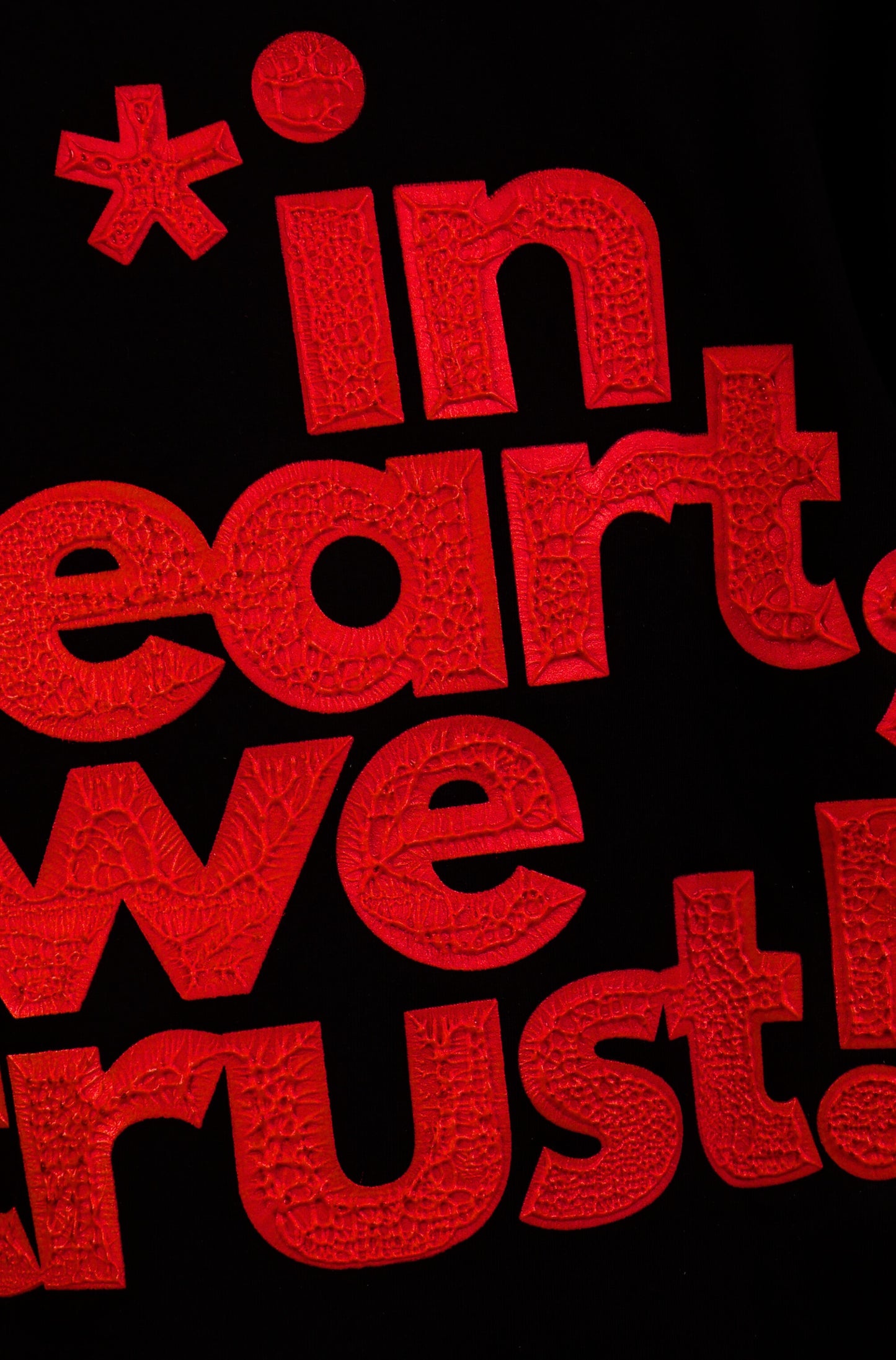 in heart, we trust! - midnight black