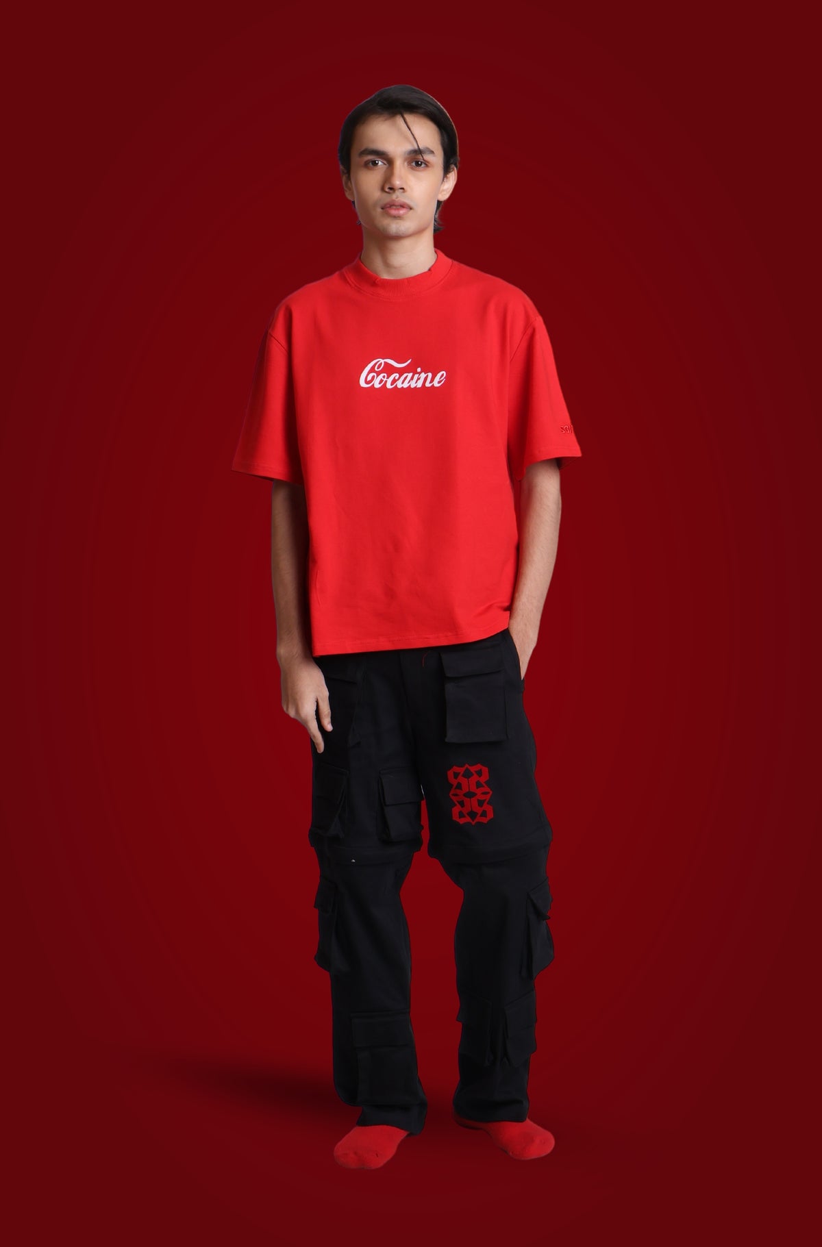 Coca-Aine - Korean Oversized T-Shirt