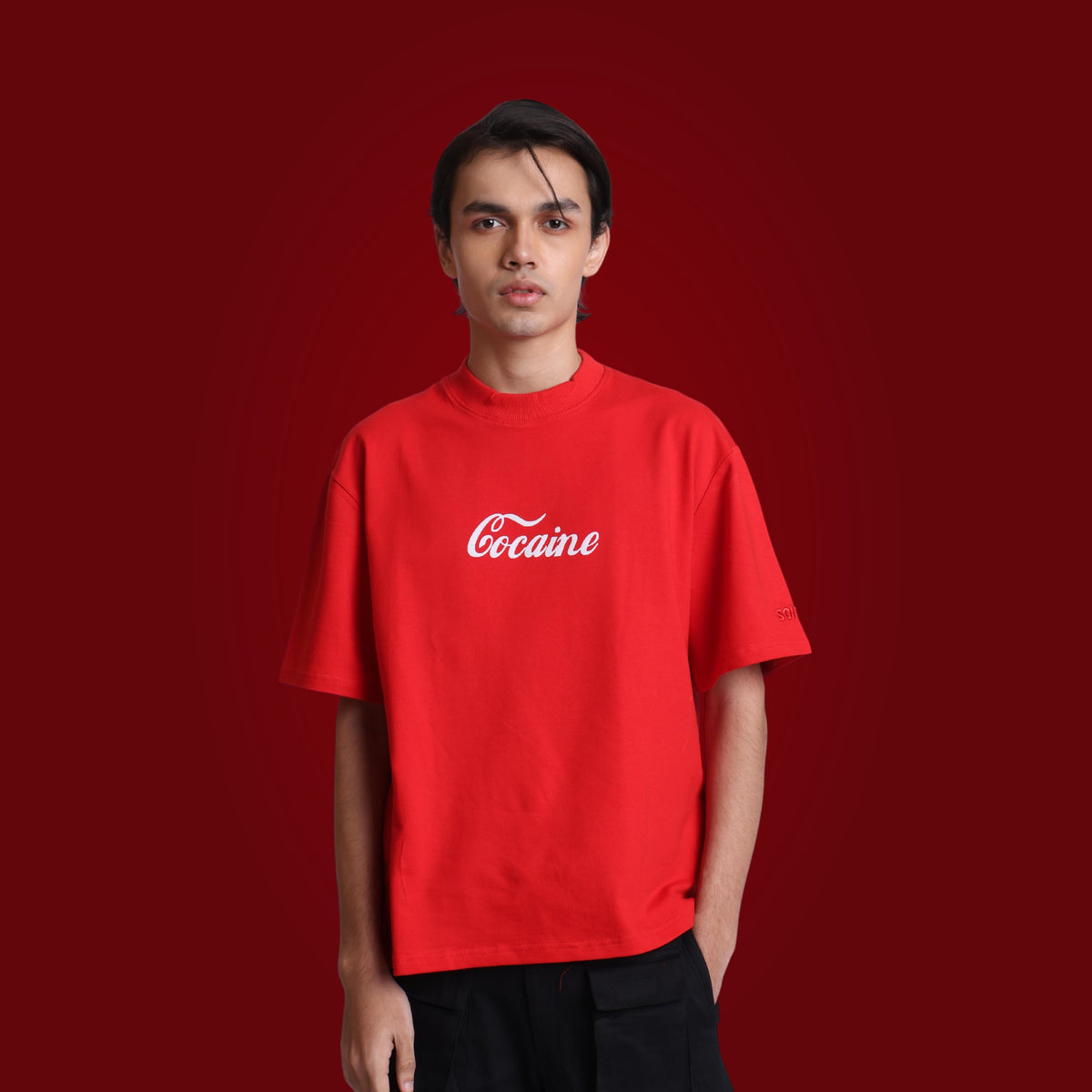 Coca-Aine - Korean Oversized T-Shirt