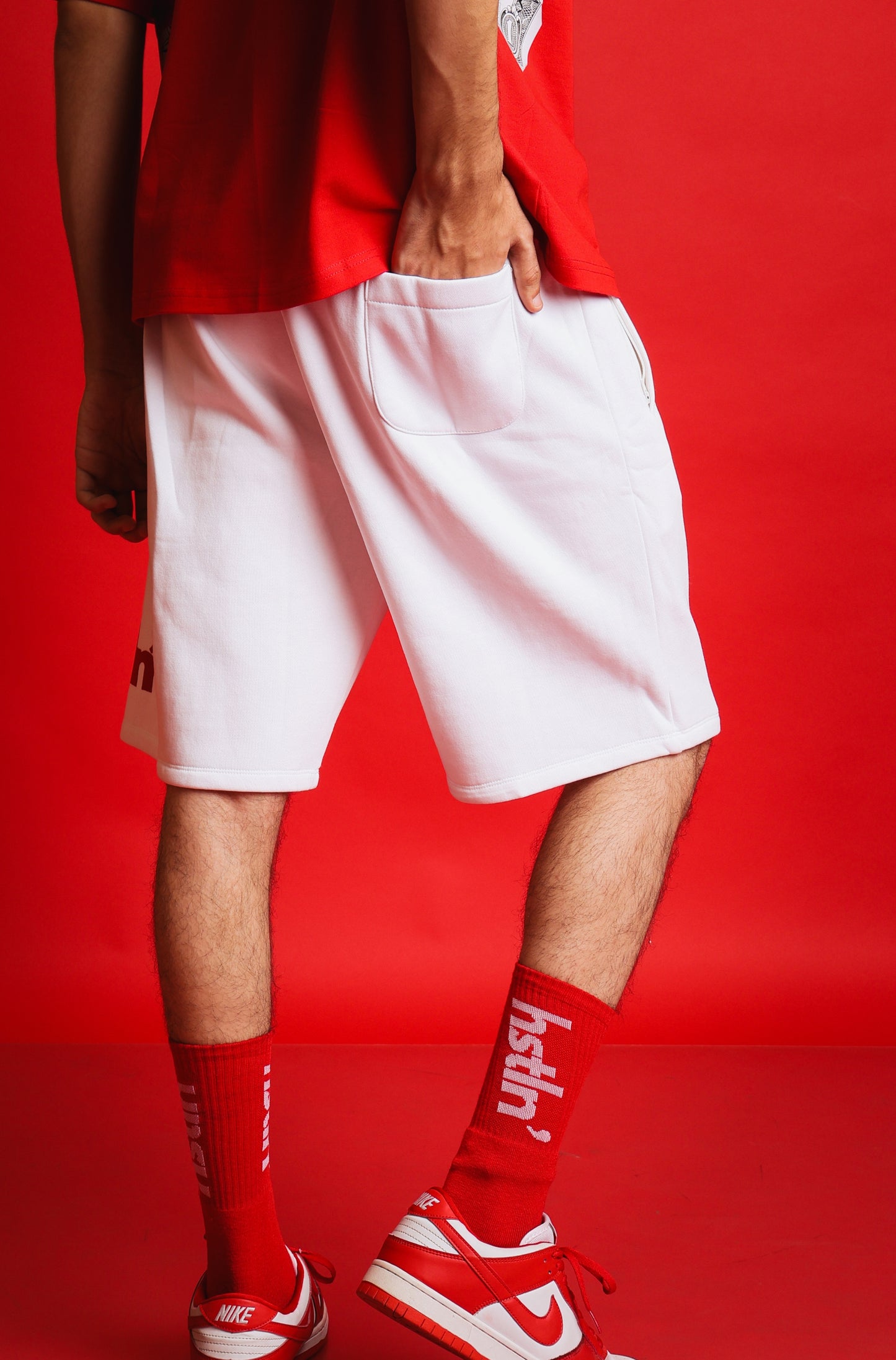 hstln' shorts - vintage white.