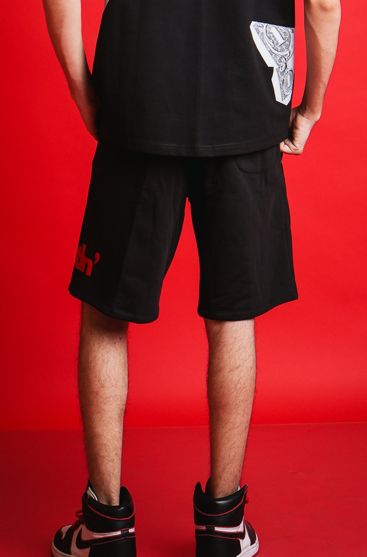 hstln' shorts - midnight black.