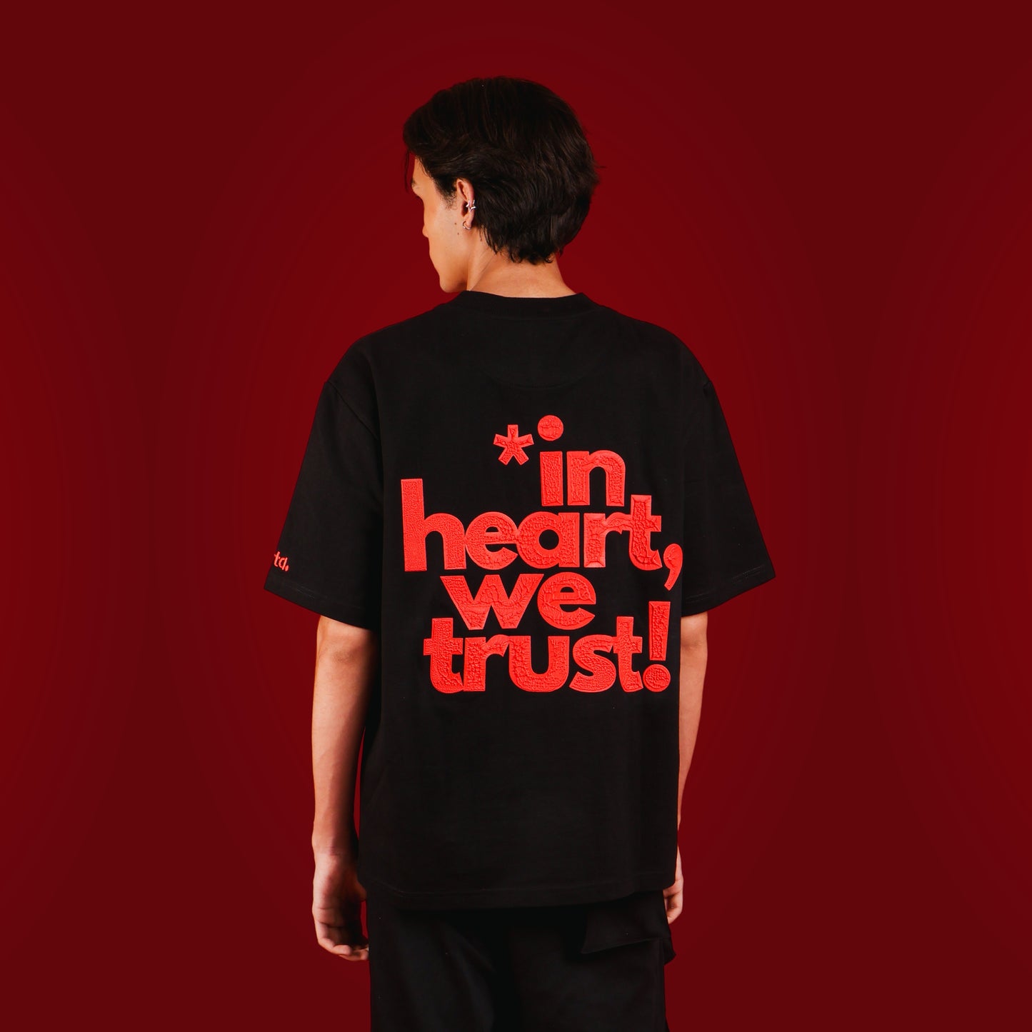 in heart, we trust! - midnight black