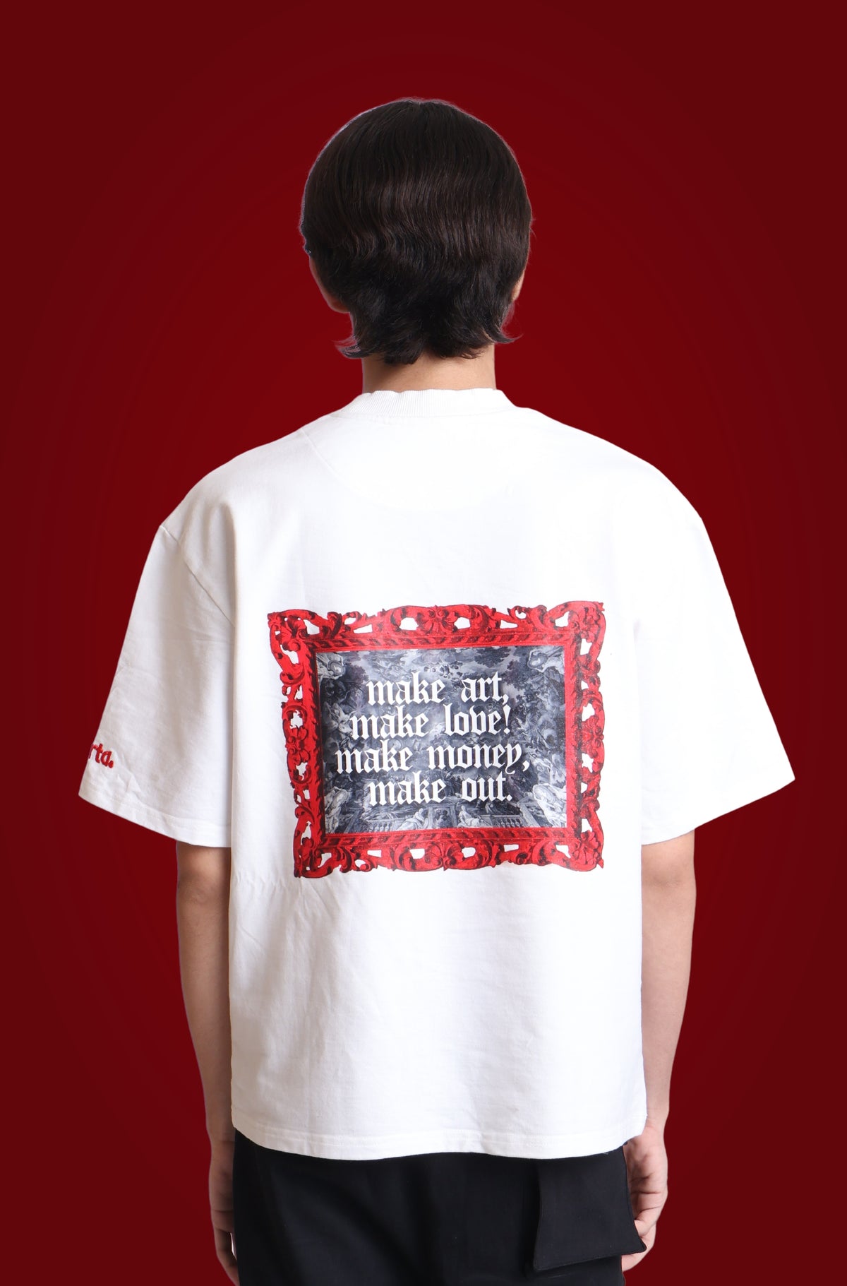 make art - korean oversized tshirt