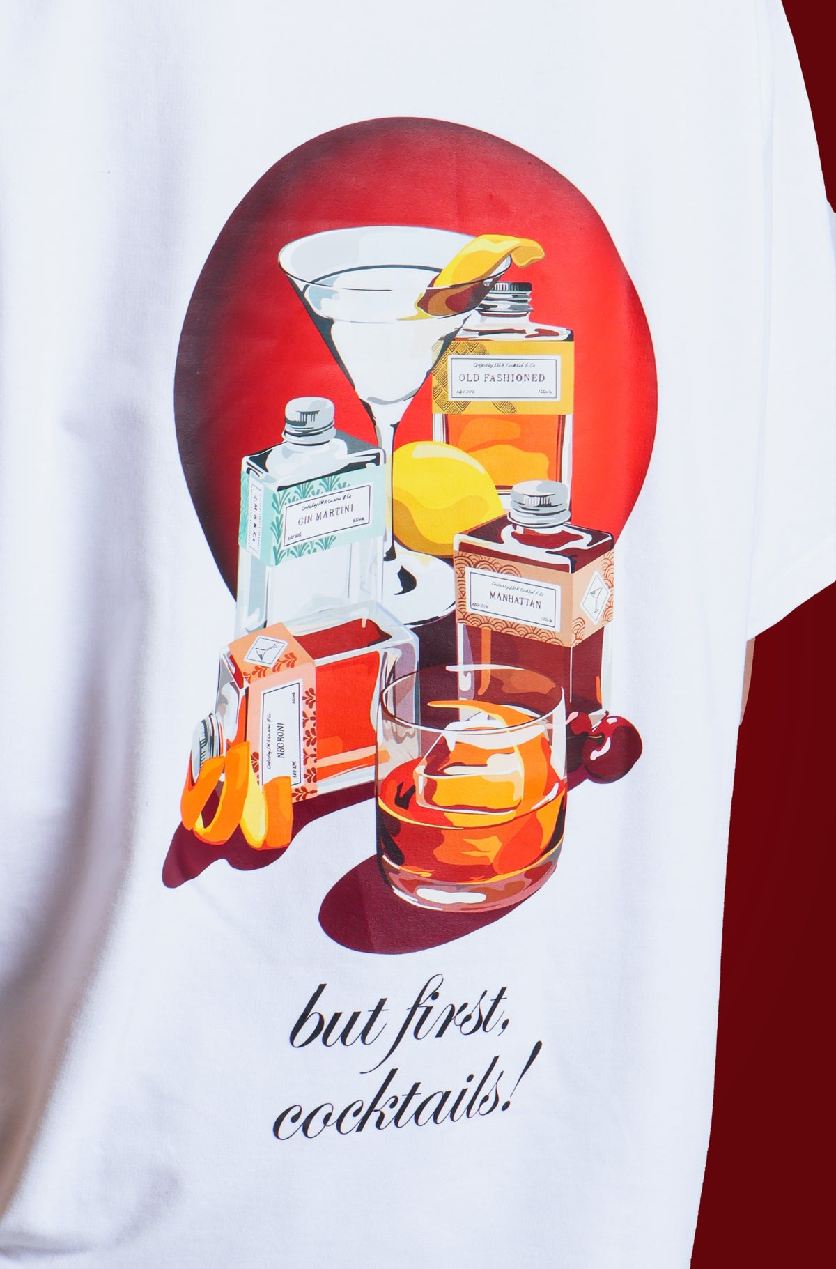The Cocktail Club - Korean Oversized T-Shirt