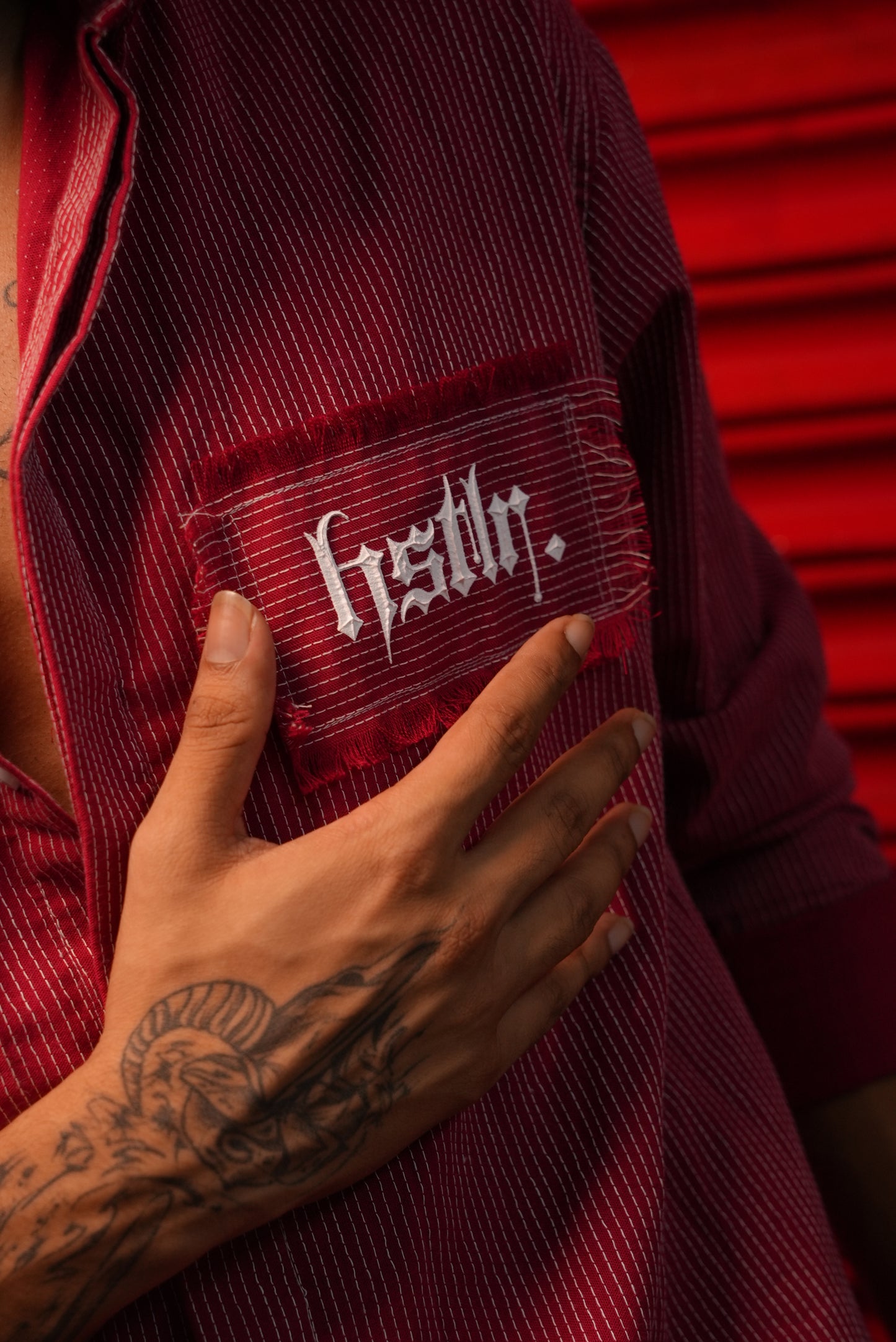 hstlr. straight fit shirt