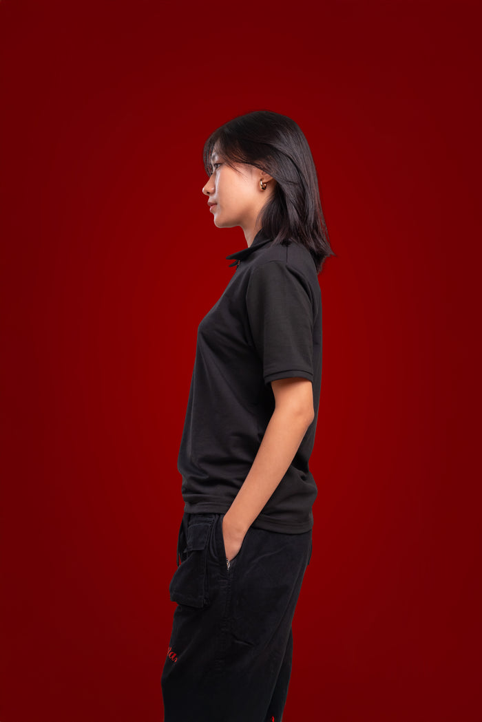 Signature - Relaxed Zipped Polo Tshirt