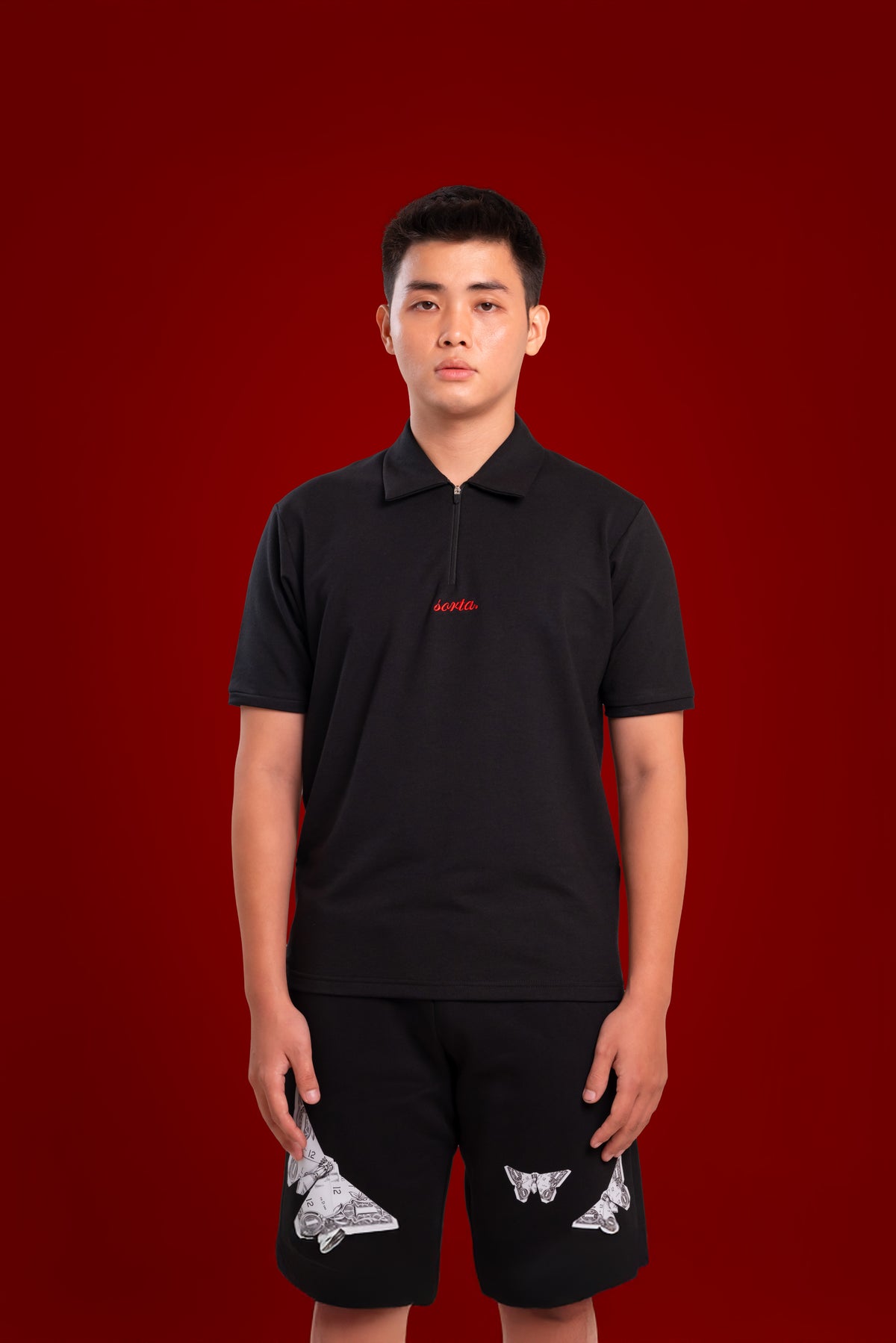 Signature - Relaxed Zipped Polo Tshirt