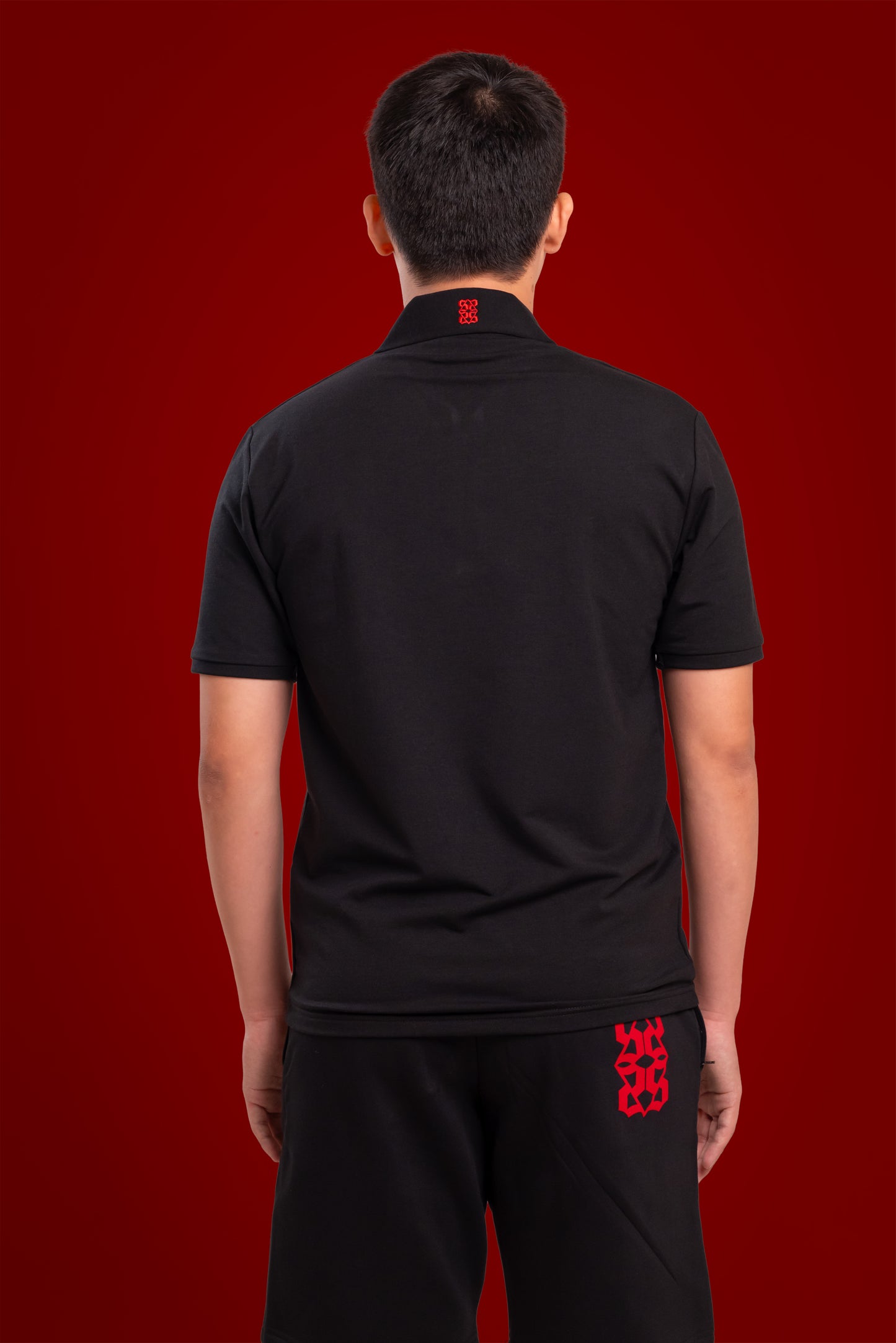 signature zipped polo.