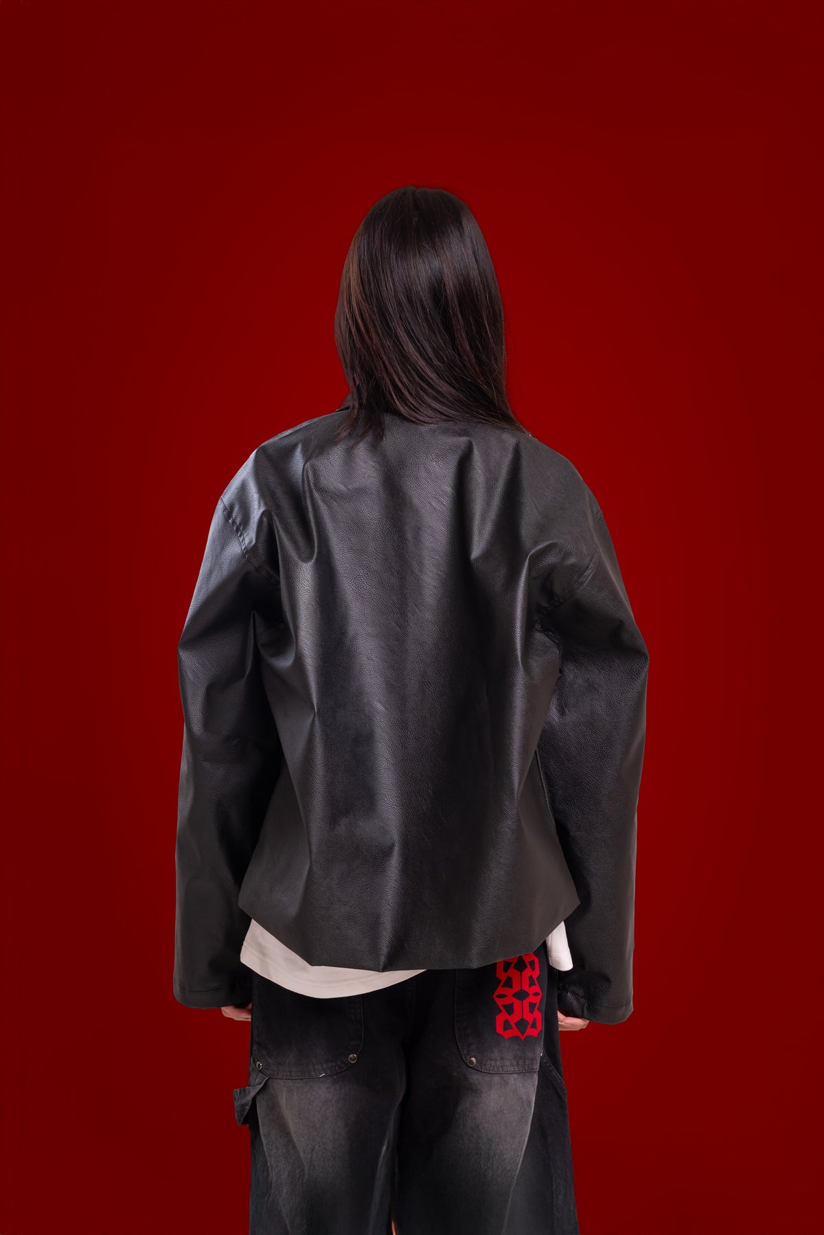 Classic Relaxed Leather Jacket