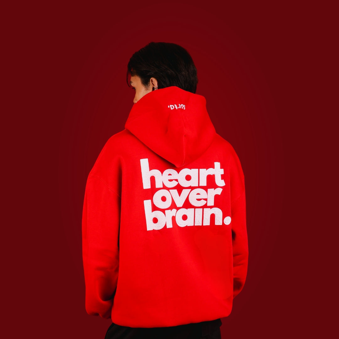 heart over brain.