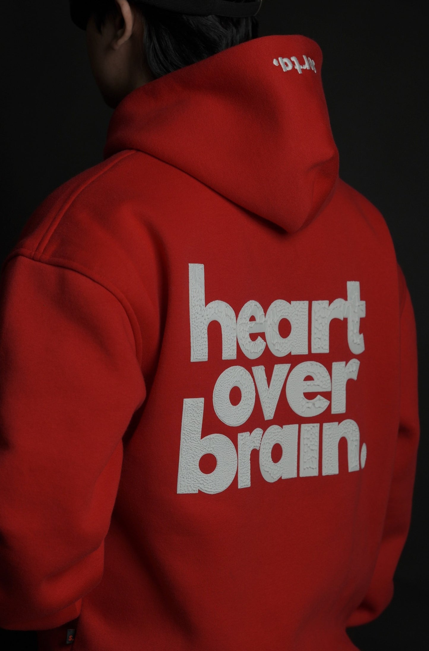 heart over brain.