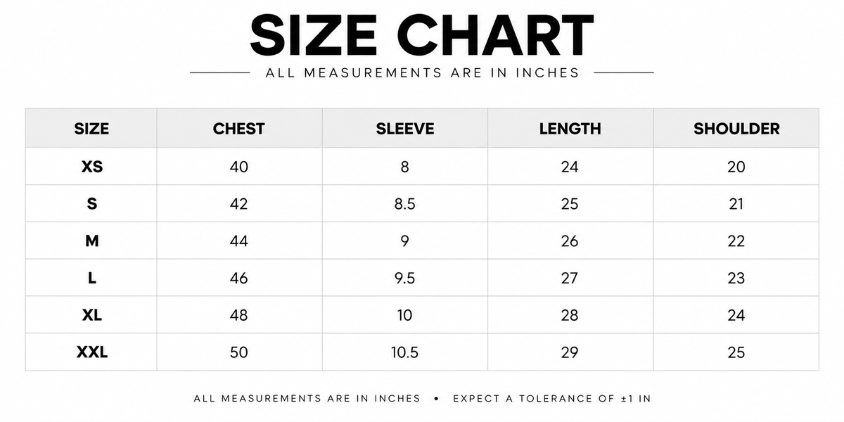 Size & Fit Guide