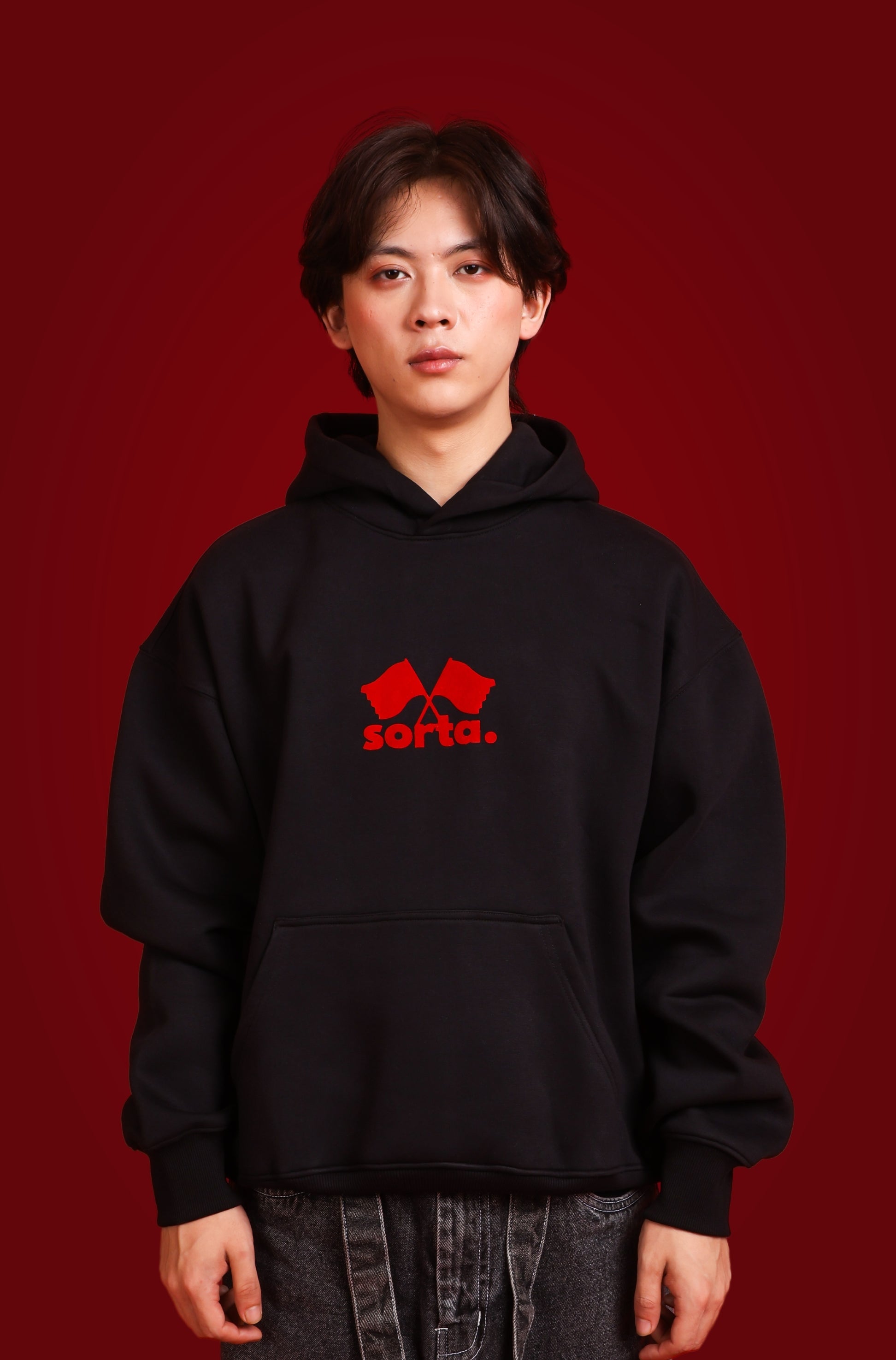 パーカー・フーディ COVERNAT Flag Arch Drop Fit Hoodie Chocolate MUSINSA | COVERNAT Flag Arch Drop Fit Hoodie Chocolate