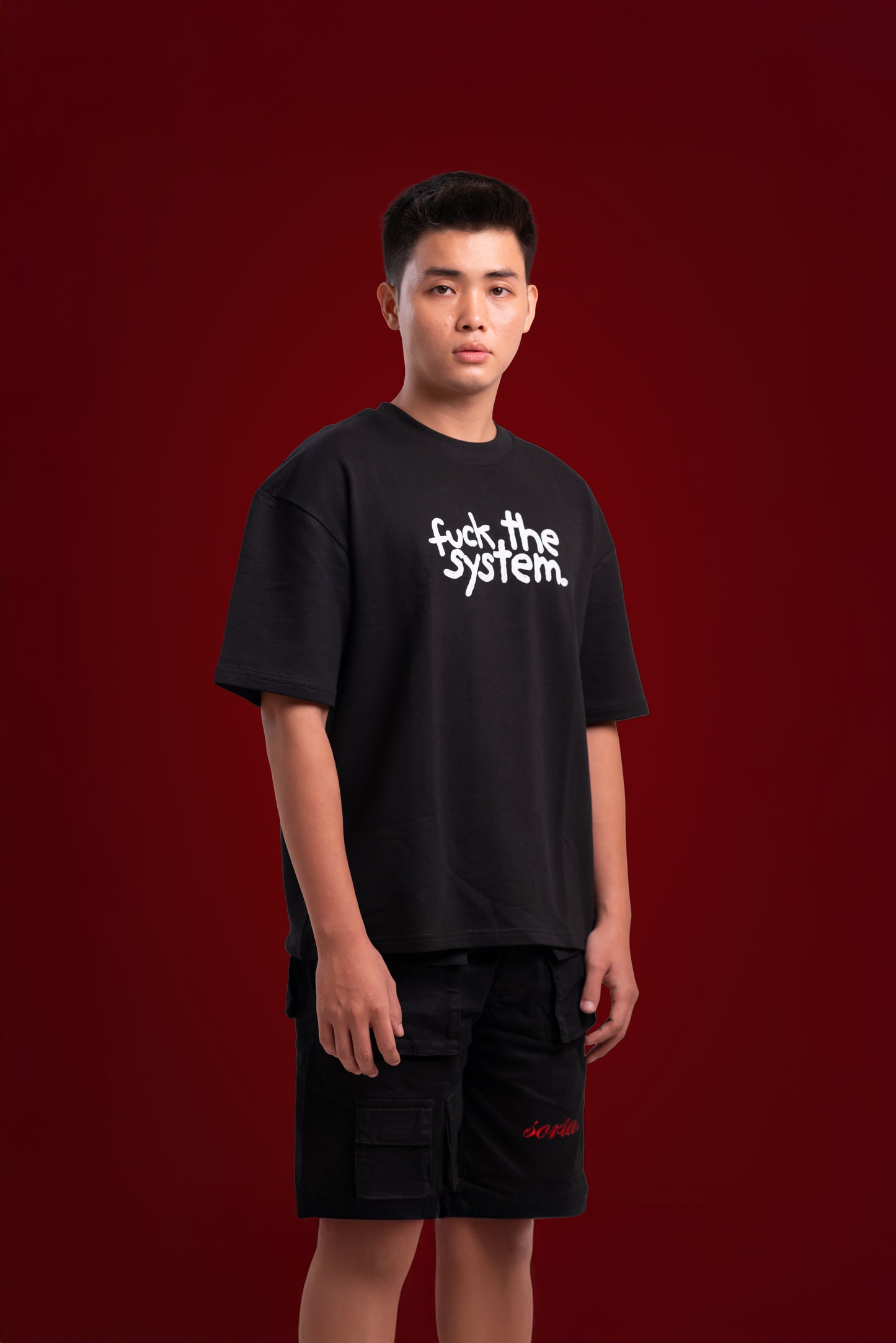 f*#k the system! - black.