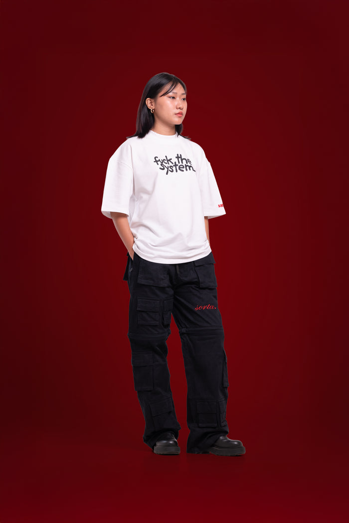 F*#k the System! - Korean Oversized T-Shirt