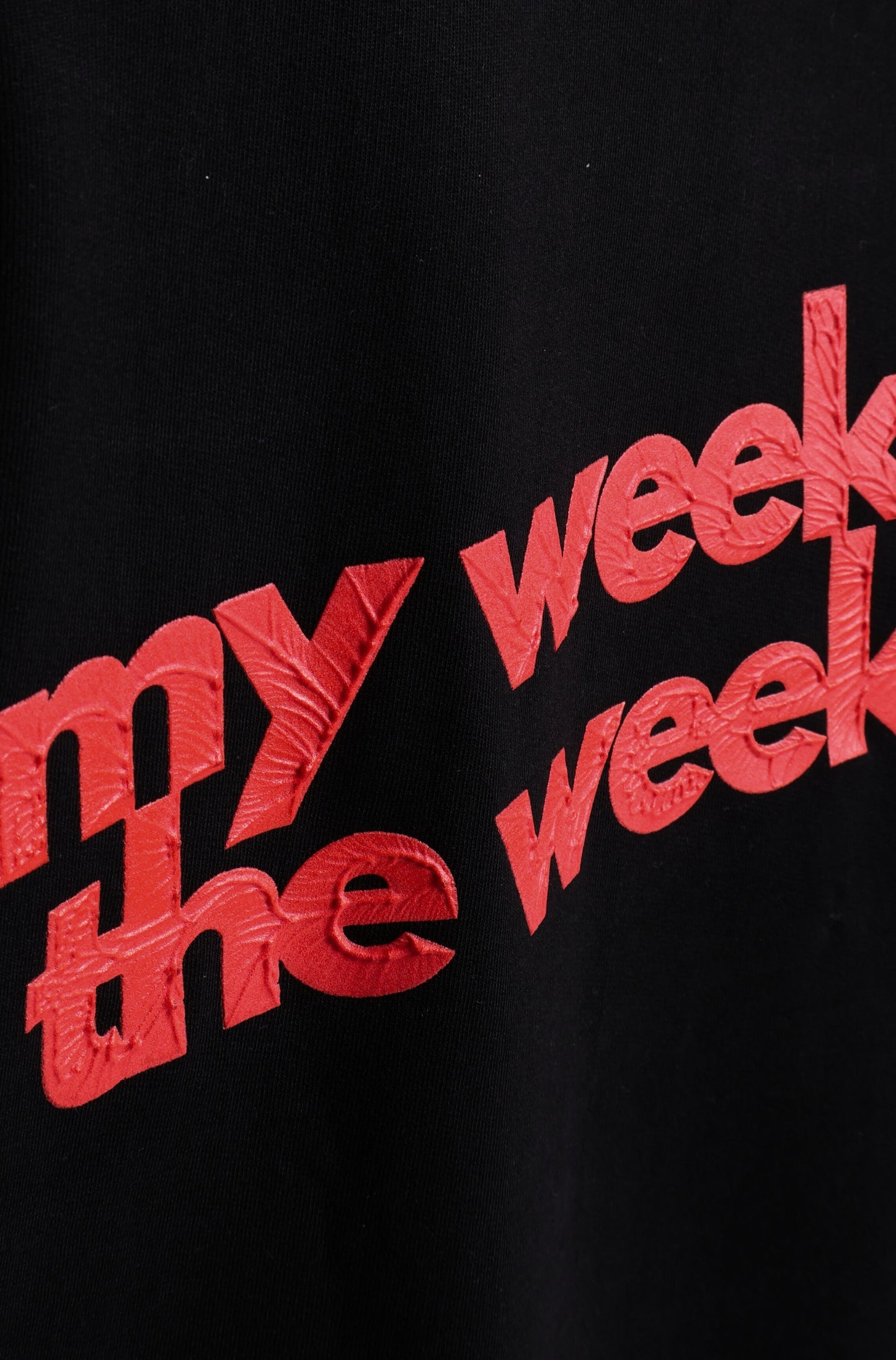 my weekend, the weeknd.